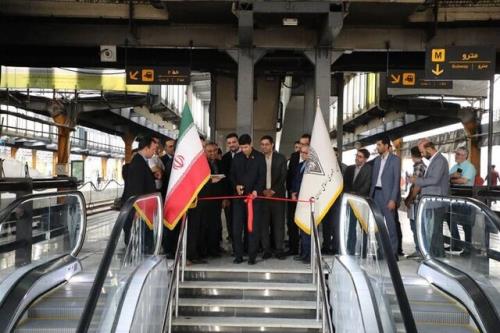 راه اندازی فاز نخست تونل زیرزمینی ایستگاه راه آهن تهران